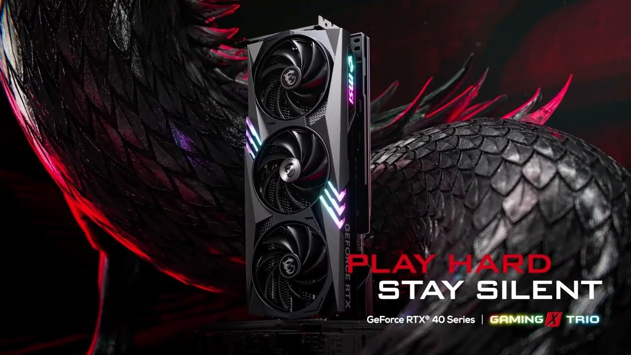 GeForce RTX™ 40 Series GAMING X TRIO - Play Hard, Stay Silent | MSI