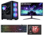 Pack Gaming Intel Core I5 10400 + Monitor 27″ FullHD LG 144Hz + Teclado y Ratón Gaming