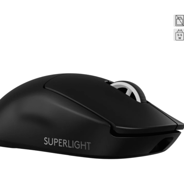 Logitech G PRO X SUPERLIGHT 2 LIGHTSPEED Ratón Inalámbrico Gaming Negro 44000 DPI