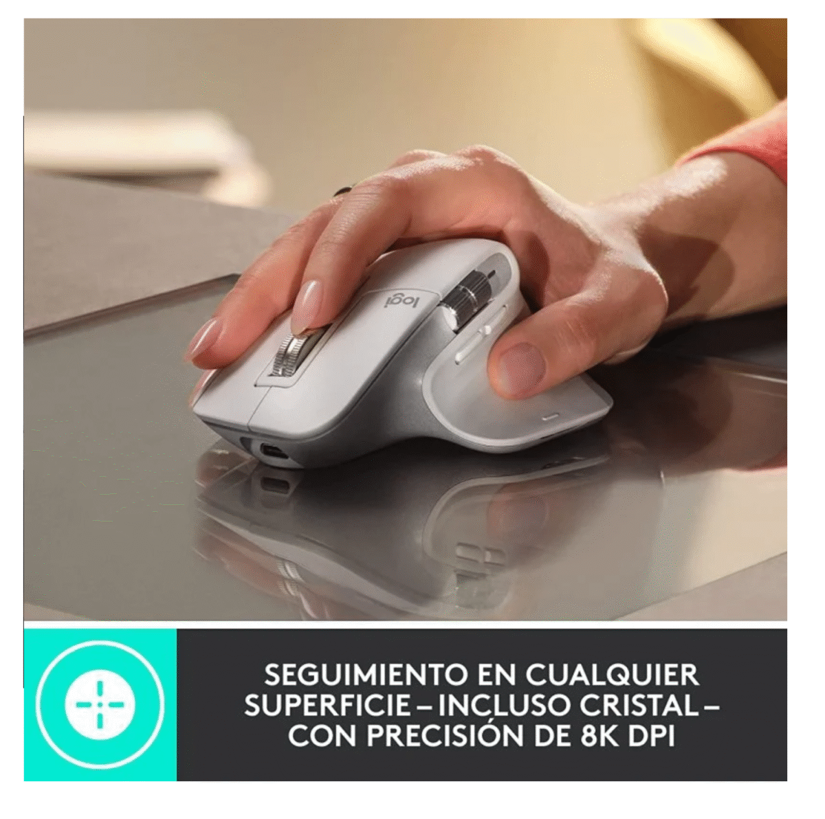 Logitech MX Master 3S Performance Ratón Inalámbrico  USB-C - Imagen 2