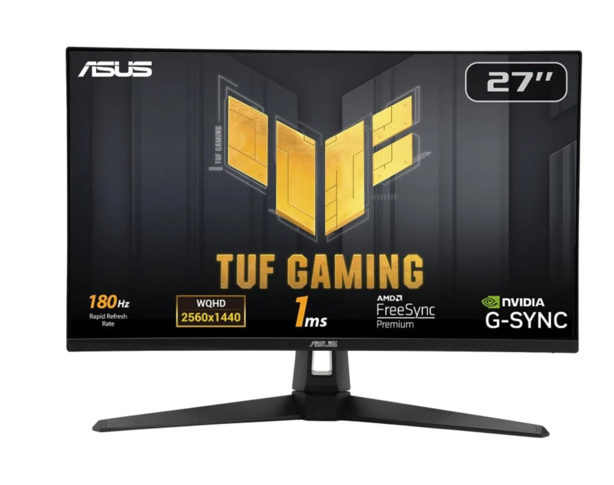 Monitor ASUS TUF Gaming VG27AQ3A 27" LED Fast IPS QHD 180Hz FreeSync Premium - Imagen 1