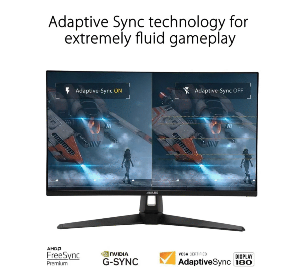 Monitor ASUS TUF Gaming VG27AQ3A 27" LED Fast IPS QHD 180Hz FreeSync Premium - Imagen 4