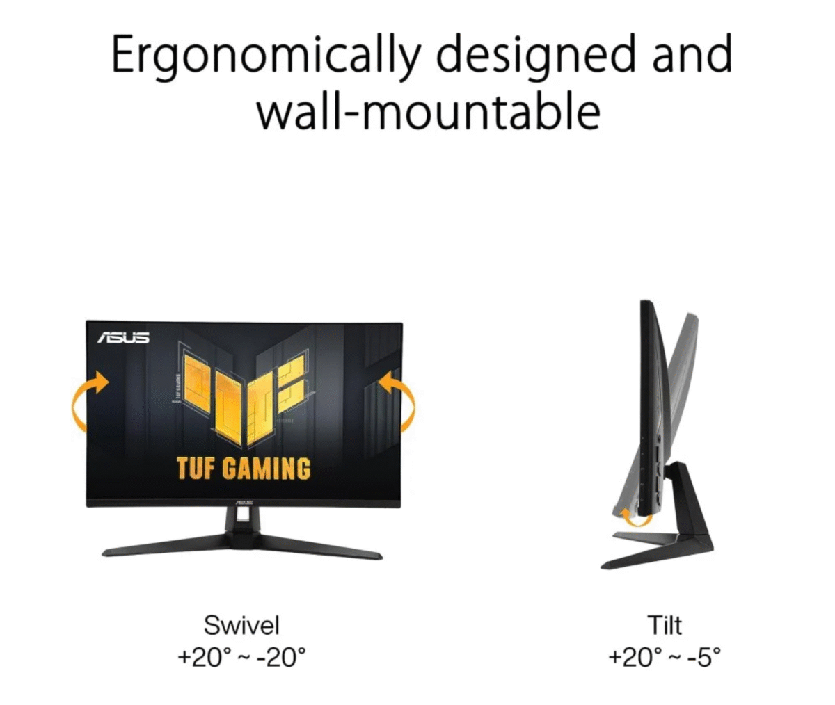 Monitor ASUS TUF Gaming VG27AQ3A 27" LED Fast IPS QHD 180Hz FreeSync Premium - Imagen 5