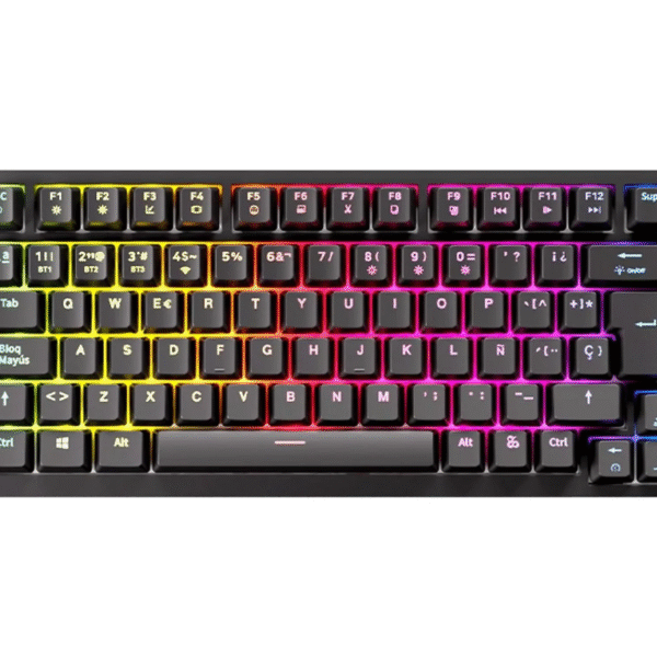 Newskill Pyros PRO Teclado Gaming Inalámbrico Mecánico 75% Hotswap Negro