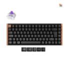 Keychron K2 HE Teclado Mecánico Gaming Magnético Inalámbrico Bluetooth Switch Purple Negro y Madera