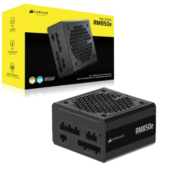 Fuente Alimentación Corsair RMe Series RM850e ATX 3.1 PCIe 5.1 850W Cybenetics 80 Plus Gold Modular