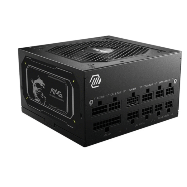 Fuente Alimentación MSI MAG A850GL PCIE5 II ATX 3.1 850W 80 Plus Gold Modular